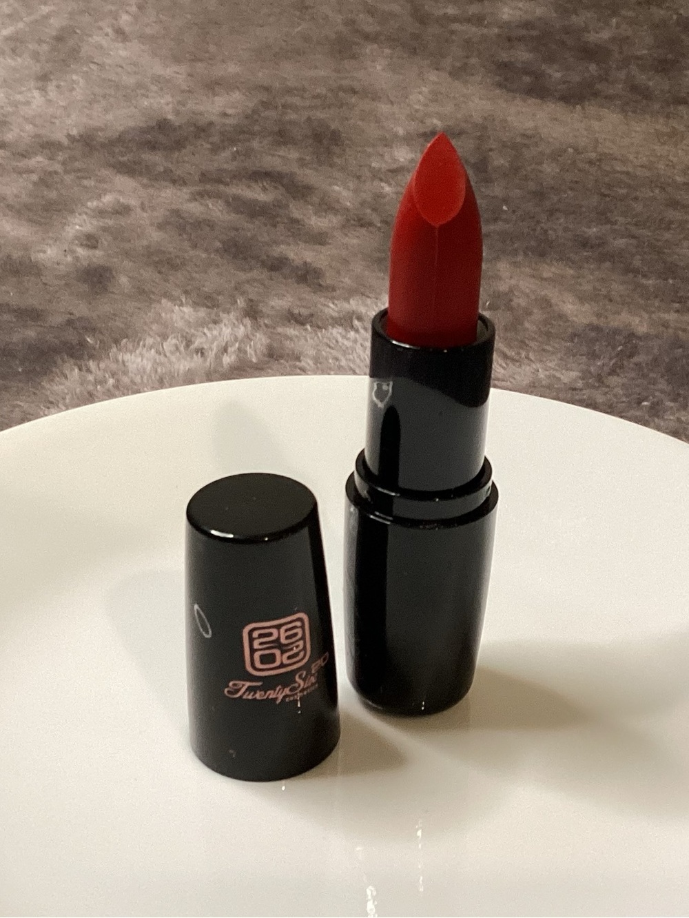 Red Lipstick by Twenty Six “Cheerful”Vibrant Red